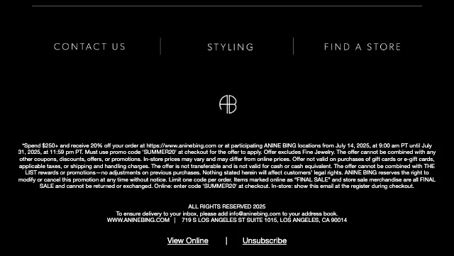 Anine Bing Rabattcode