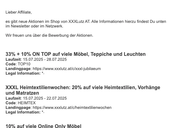 XXXLutz Gutschein