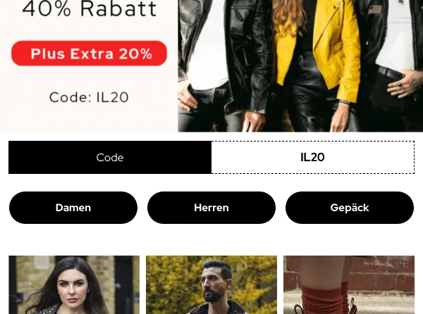 dress for less Gutschein