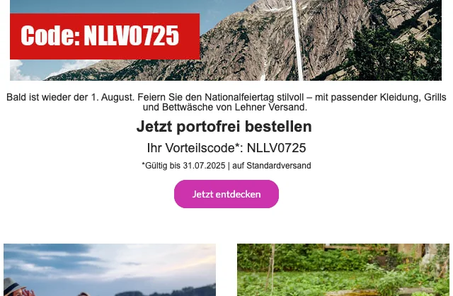 Lehner Versand Rabattcode