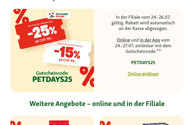 Fressnapf Gutschein