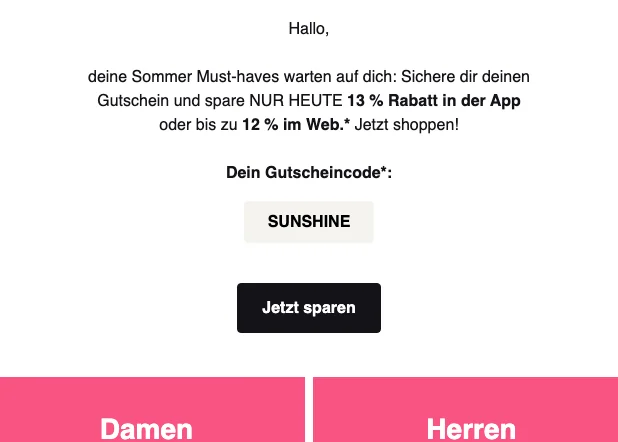 Flaconi Gutschein