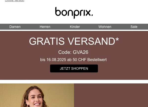 Bonprix Gutscheincode