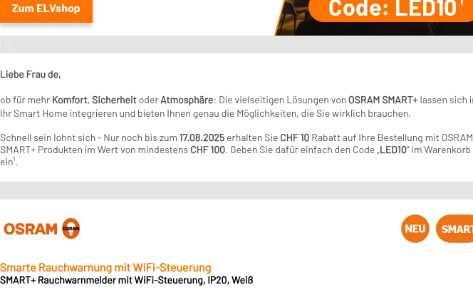 ELV Gutschein
