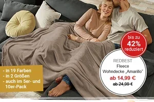 Wohlig wärmende Wohndecken für Ihr gemütliches Zuhause!