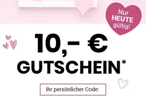 Nur heute: 10 €-Gutschein zum Muttertag!