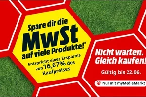 🔥 MWST Aktion - mit myMediaMarkt 16,67% auf viele Produkte sparen!