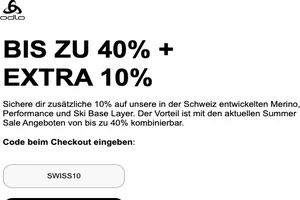 Bis zu 40% plus zusätzliche 10% auf Base Layer