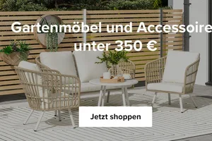 Gartenmöbel & Accessoires unter 350 € 😎 