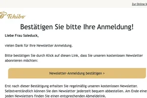 Wichtig! Bitte bestätigen Sie Ihre Newsletter Anmeldung!