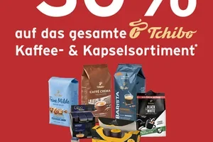 Jetzt bis zu -30% auf Tchibo Kaffee sparen☕