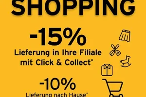 Sunday Shopping - nur heute bis zu 15% Rabatt auf Non-Food! 🛍️