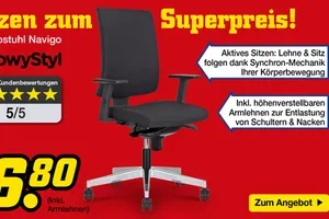 TOP bewertet! Bürostuhl zum unschlagbaren Preis