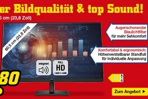 HP Monitor mit brillanter Bildqualität – schnell sein lohnt sich!