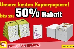 Unsere besten Kopierpapiere bis zu 50% reduziert