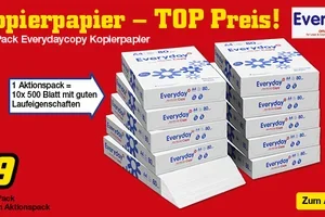 Kopierpapier nur 3,59 € - schnell zugreifen! Nur solange Vorrat reicht!