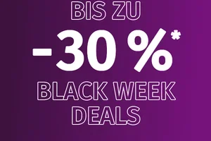 BLACK WEEK DEALS. Bis zu -30 %. Jetzt sparen*