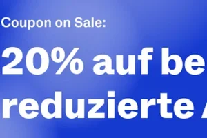 20% auf bereits reduzierte Artikel