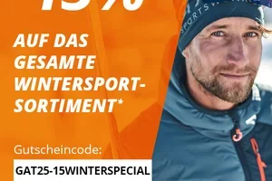 Los geht’s: -15% auf Wintersport* starten heute!