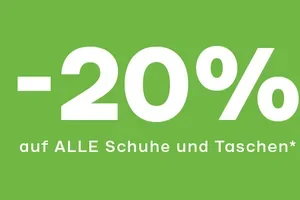 -20 % auf Schuhe & Taschen 💰