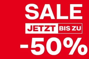SALE: bis zu 50 % Rabatt auf beliebte Marken