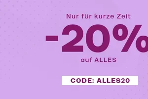 ⏰ -20 % auf ALLES – nur noch bis morgen Früh!