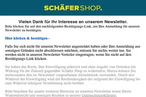 Ihre Newsletter-Anmeldung bestätigen