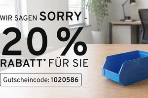 20 % Rabatt: Danke für Ihre Geduld