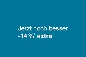 🎉 -14 % extra auf noch mehr Styles