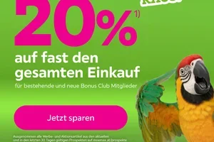 Bis -20% auf fast den gesamten Einkauf 😎