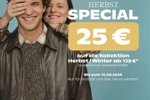 Nur noch dieses Wochenende: 25€* Rabatt ab 129€🍂
