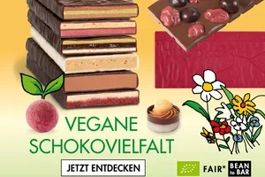 Vegane Schokovielfalt im Frühling 🌱