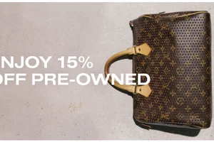 15% off pre-owned Louis Vuitton & more