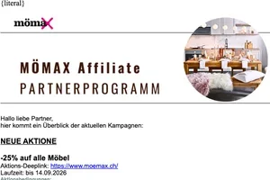 mömax CH: Jubiläum 6 Jahre!