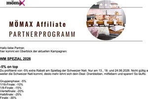 mömax CH: WM Spezial 2026!