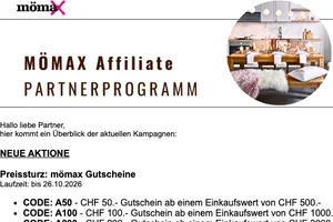 mömax CH: Preissturz!