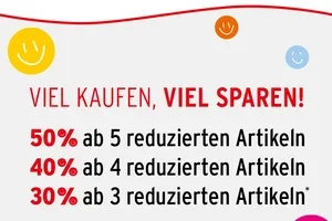 Jetzt sparen: Bis zu 50% auf bereits reduzierte Artikel