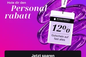 VERLÄNGERT: 12 % Mitarbeitervorteil
