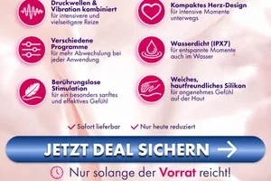 2,99 € statt 50,00 € 🔥 Herzförmiger Druckwellenvibrator 