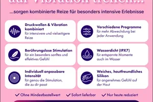 Statt 70,00 €: Druckwellen + Vibration in einem Toy 