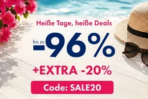Bis zu -96% + EXTRA -20% 💸 Deine Belohnung wartet 