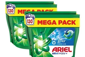 JETZT! 260x Ariel All-in-1 PODS+ Waschmittelkapsel mit Lenor Fresh Air  für nur 54,95