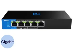 JETZT! Linksys LGS105P Unmanaged Gigabit-Switch | PoE für nur 29,95
