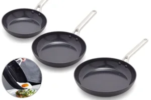 JETZT! Greenpan Omega Bratpfannen-Set | 3-tlg. für nur 39,95
