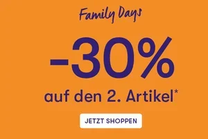 📣 Nur noch heute: -30% auf den 2. Artikel in den Filialen