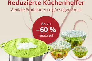 Bis zu 60 % reduziert - Sparen Sie jetzt auf Küchenhelfer!