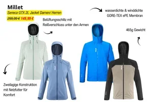 Regenjacken, Wanderschuhe & Rucksäcke bis -50% reduziert! 🏔️