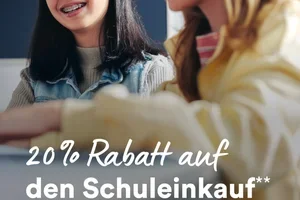 20% Rabatt auf den Schuleinkauf