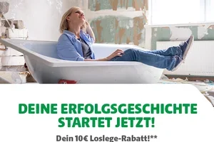 Dein 10€ Loslege-Rabatt - jetzt einlösen!