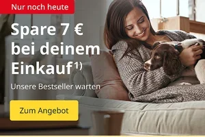 Discount Dienstag: 7 € Rabatt auf alles